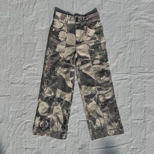 Pilcro Camouflage Women Jeans - Black and Gray